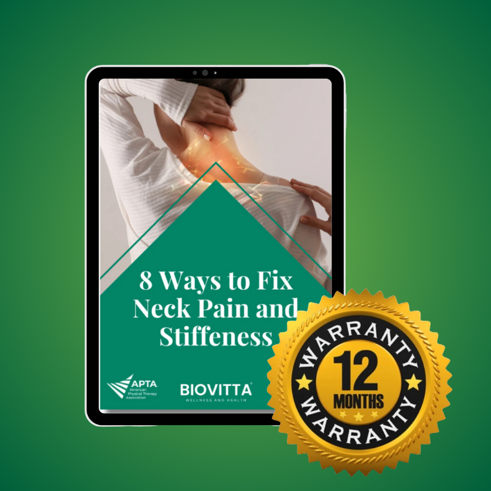 🎁(FREE) 12 Months Warranty + 8 Ways to Fix Neck Pain eBook