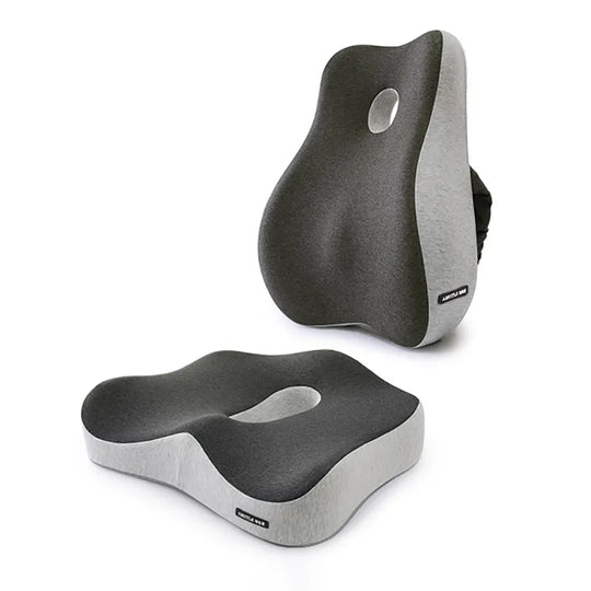 EzyFitPro™ Memory Foam Office Chair Cushion Car Seat Support Waist Pillow Massage Lumbar Orthopedic