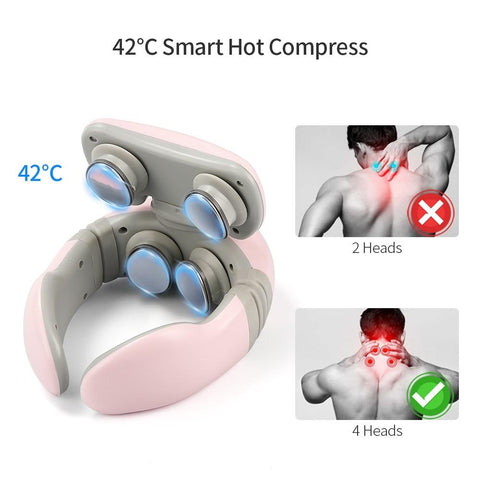 CerviPRO 2.0 Smart 4D Neck Massager with Heat, Cervical Pain